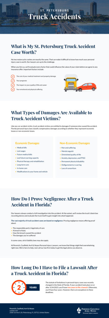 Truck Accidents Infographic