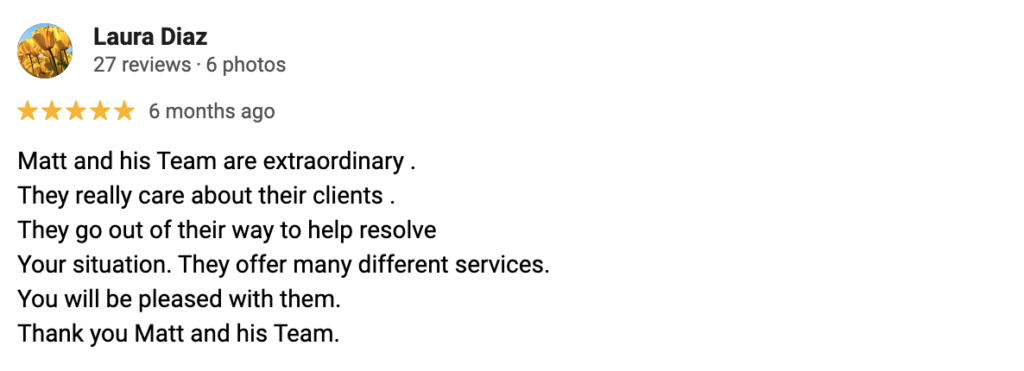 St. Petersburg, FL Taxi Accident Client Review